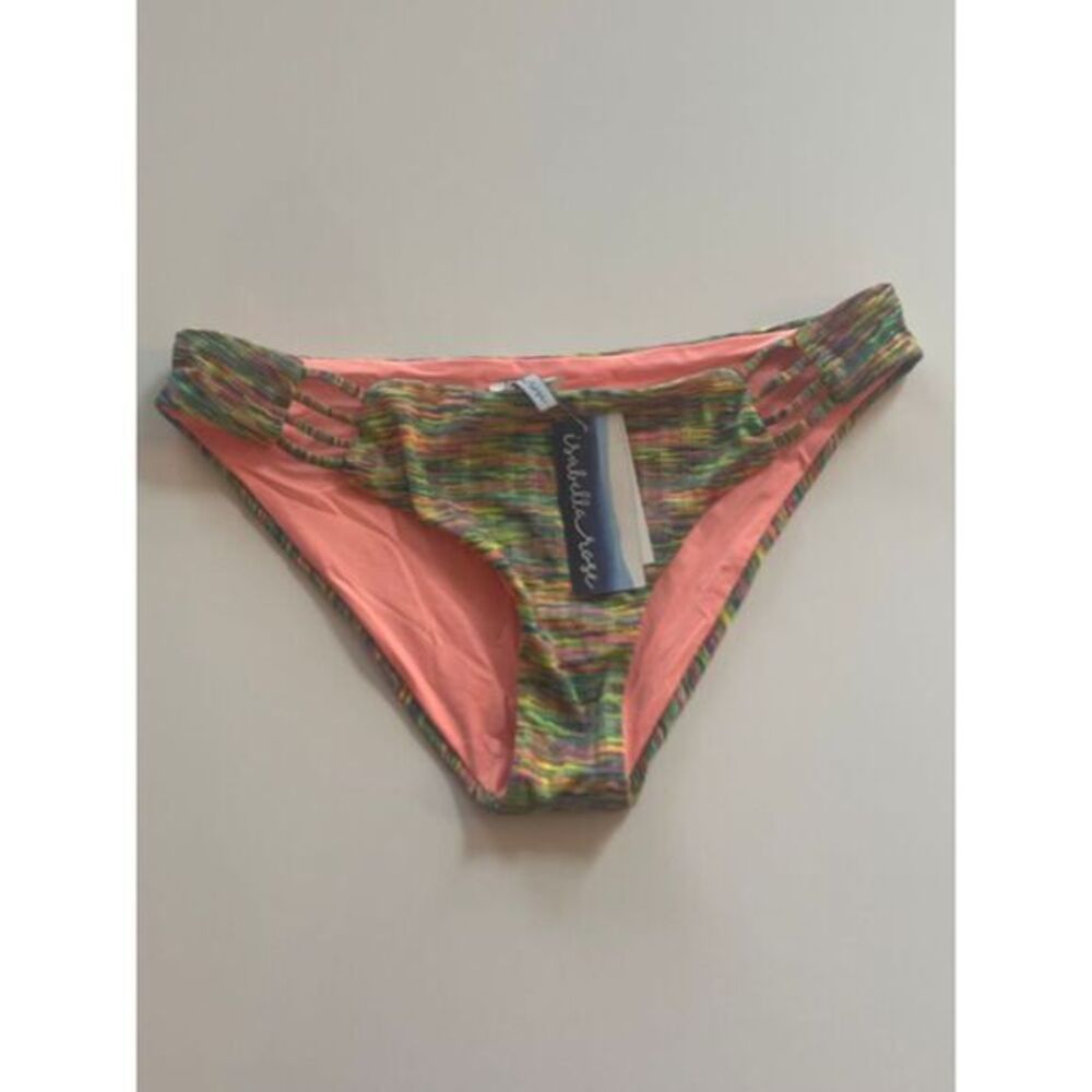 Isabella Rose Multi Color‎ Hipster Bikini Bottoms Size Medium